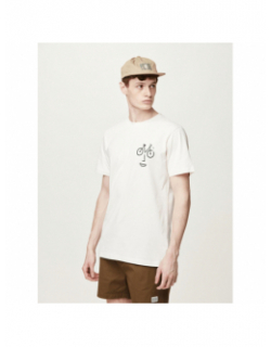 T-shirt expensive natural blanc homme - Picture