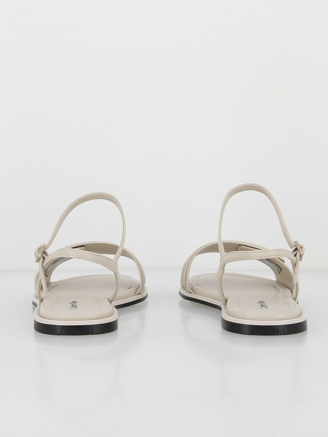 Sandales flat créme femme - Calvin Klein