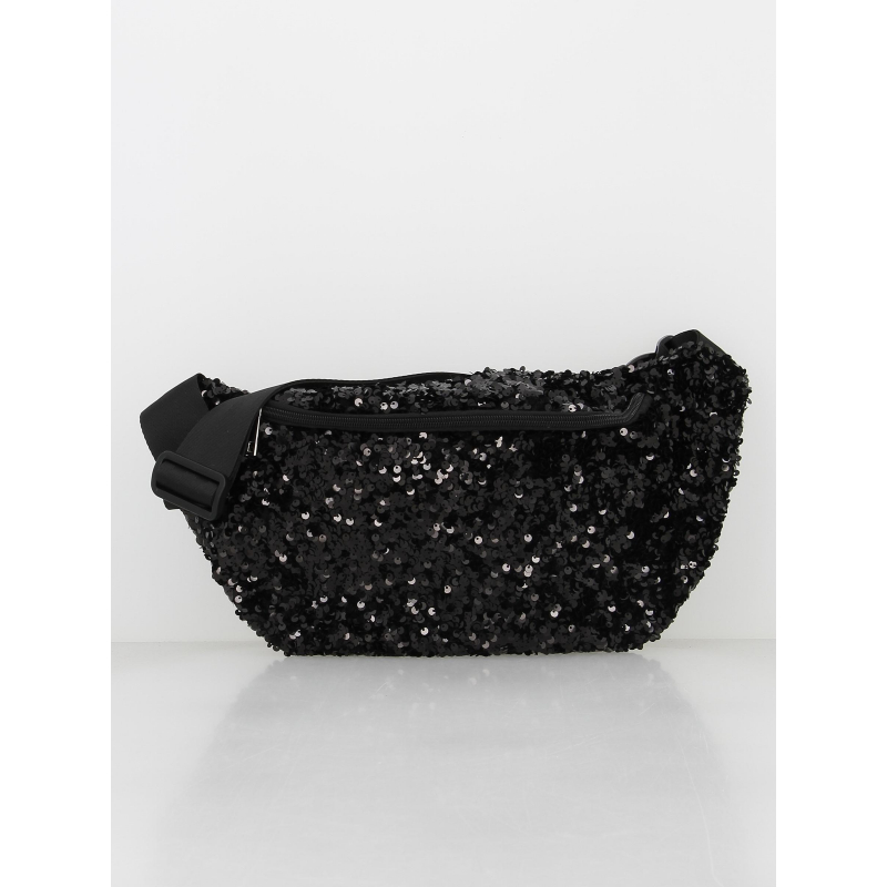 Sac banane pcstephania sequins noir femme - Pieces