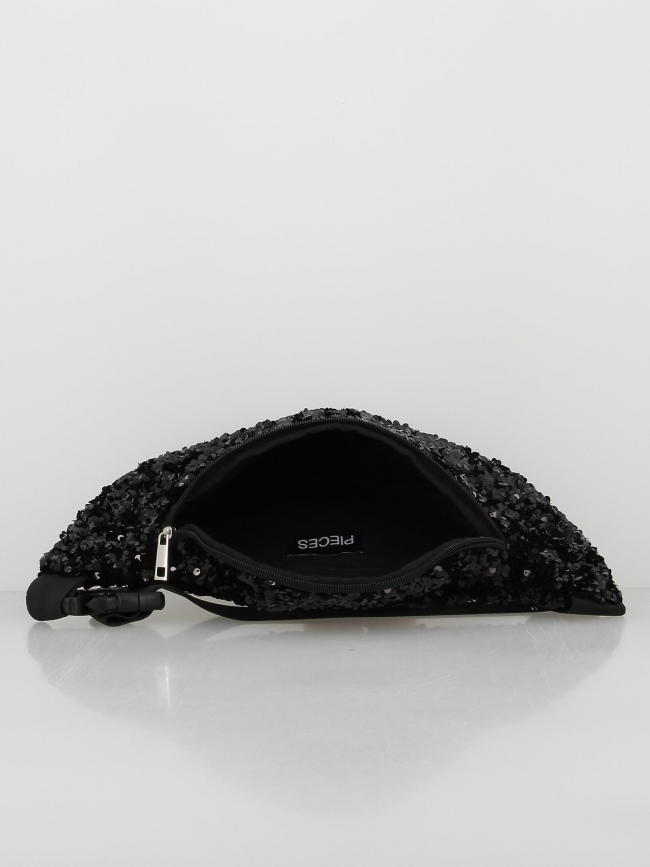 Sac banane pcstephania sequins noir femme - Pieces