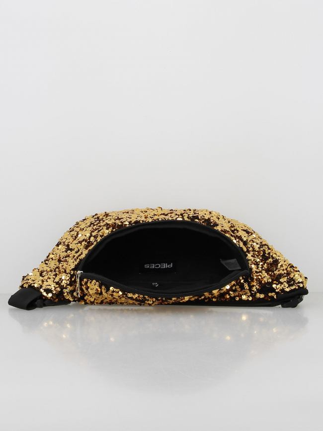Sac banane stephania sequins doré femme - Pieces
