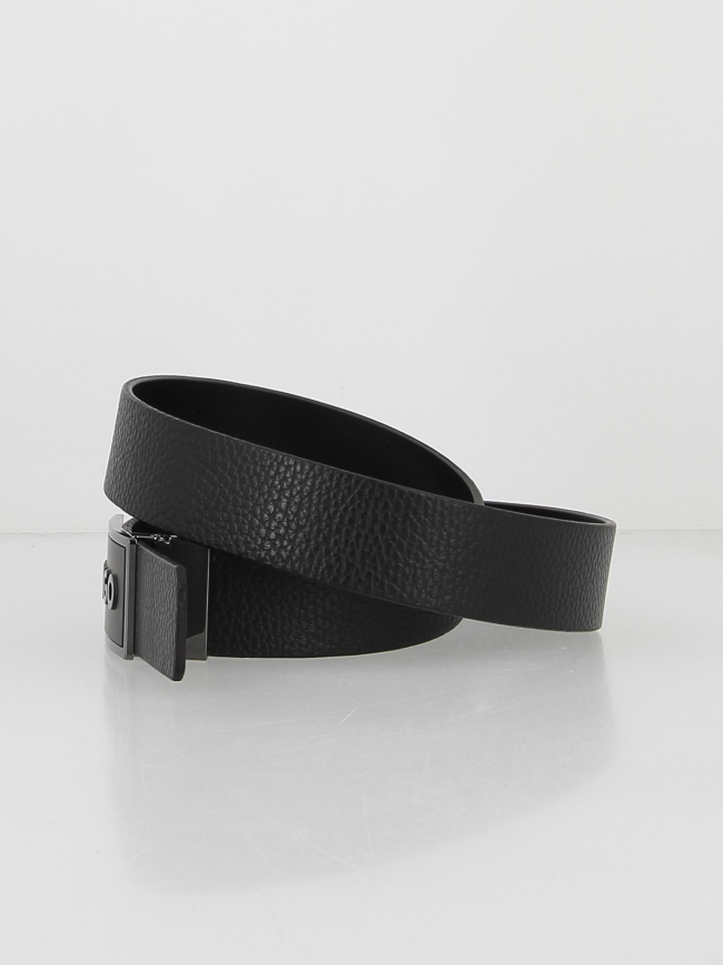 Ceinture en cuir garin noir homme - Hugo