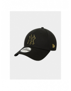 Casquette 9 forty metallic outline noir doré - New Era