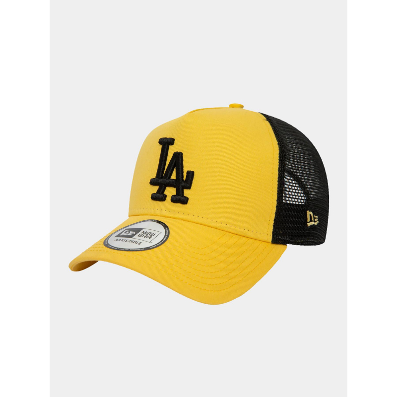 Casquette trucker league LA jaune noir - New Era