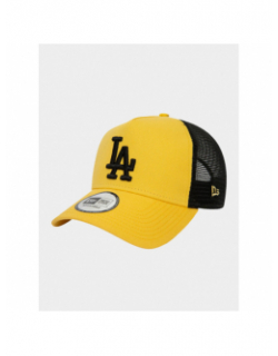 Casquette trucker league LA jaune noir - New Era