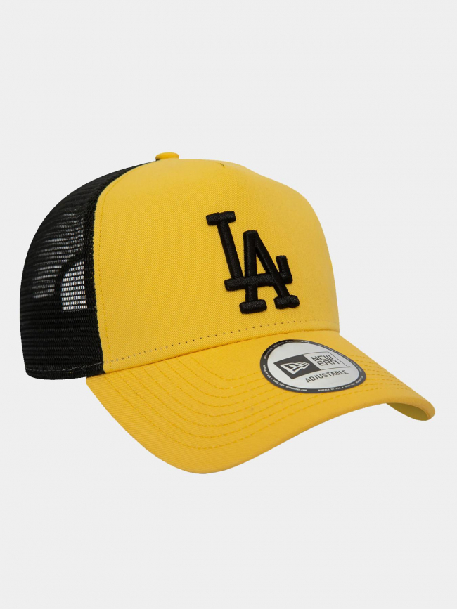 Casquette trucker league LA jaune noir - New Era