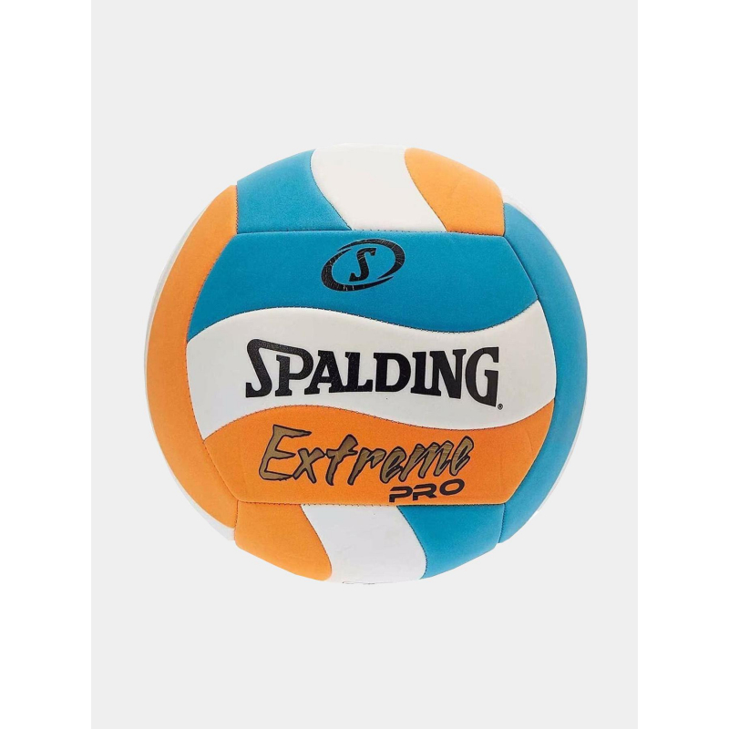 Ballon de volleyball extreme pro orange bleu - Spalding