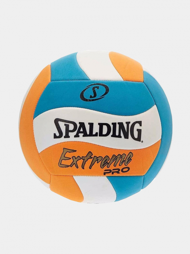Ballon de volleyball extreme pro orange bleu - Spalding