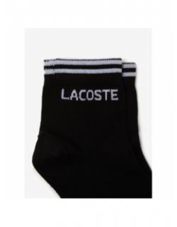 2 paires de chaussettes core performance noir blanc - Lacoste