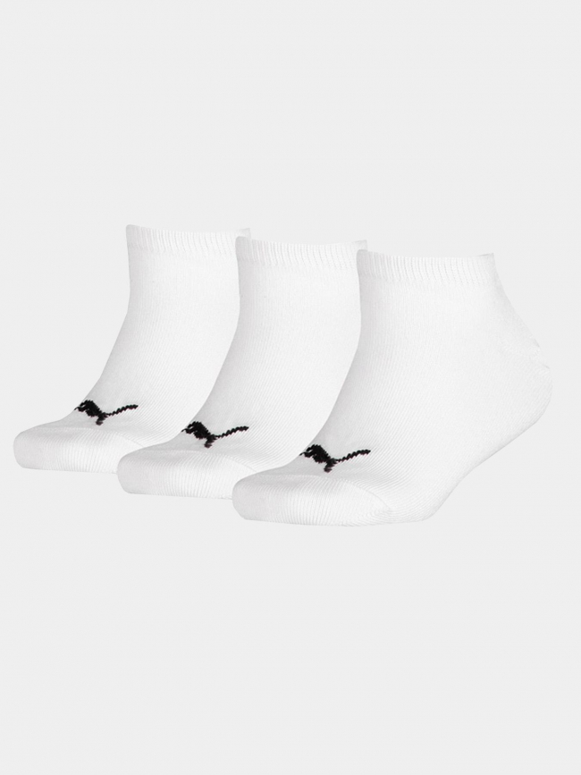 3 paires de chaussettes invisibles blanc enfant - Puma