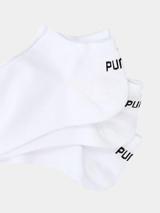 3 paires de chaussettes invisibles blanc enfant - Puma