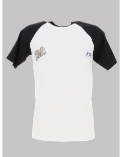 T-shirt PR Racing Club x 72h Pont de Vaux blanc noir