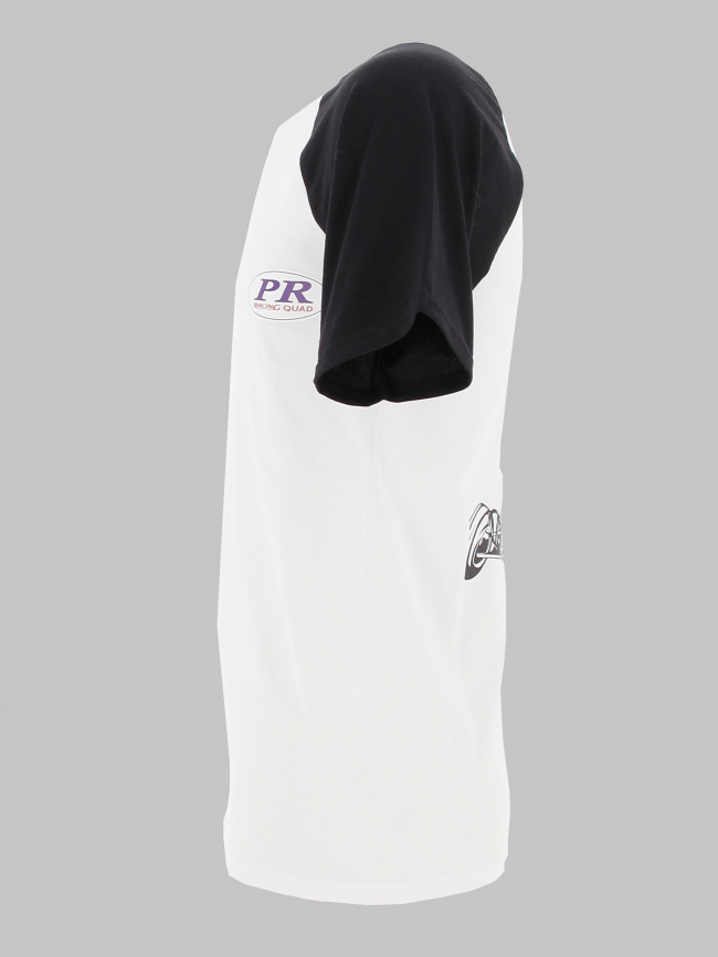 T-shirt PR Racing Club x 72h Pont de Vaux blanc noir