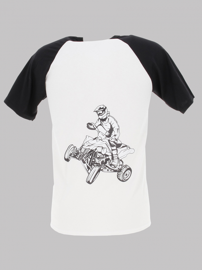 T-shirt PR Racing Club x 72h Pont de Vaux blanc noir