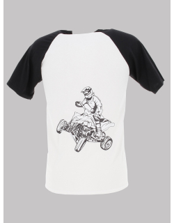 T-shirt PR Racing Club x 72h Pont de Vaux blanc noir