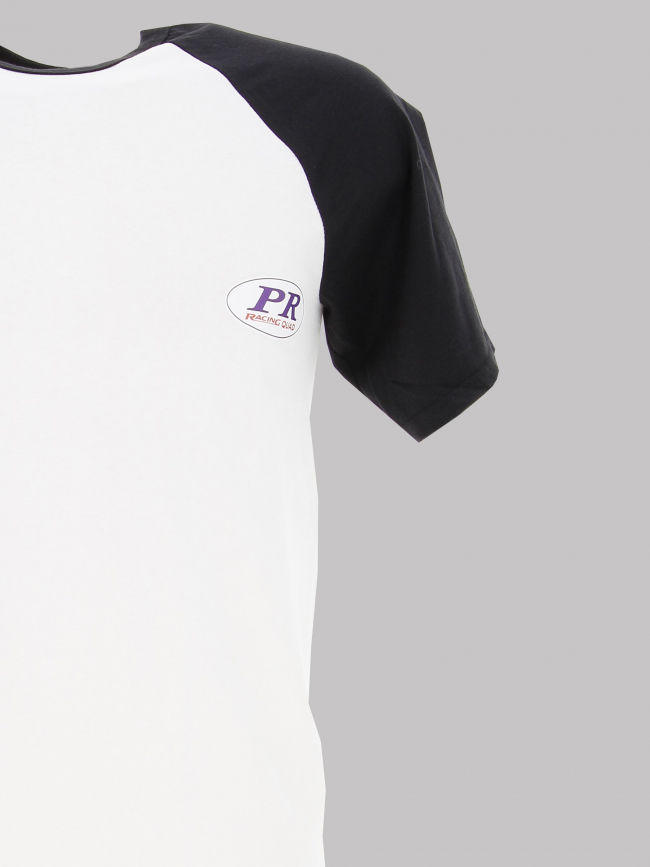 T-shirt PR Racing Club x 72h Pont de Vaux blanc noir