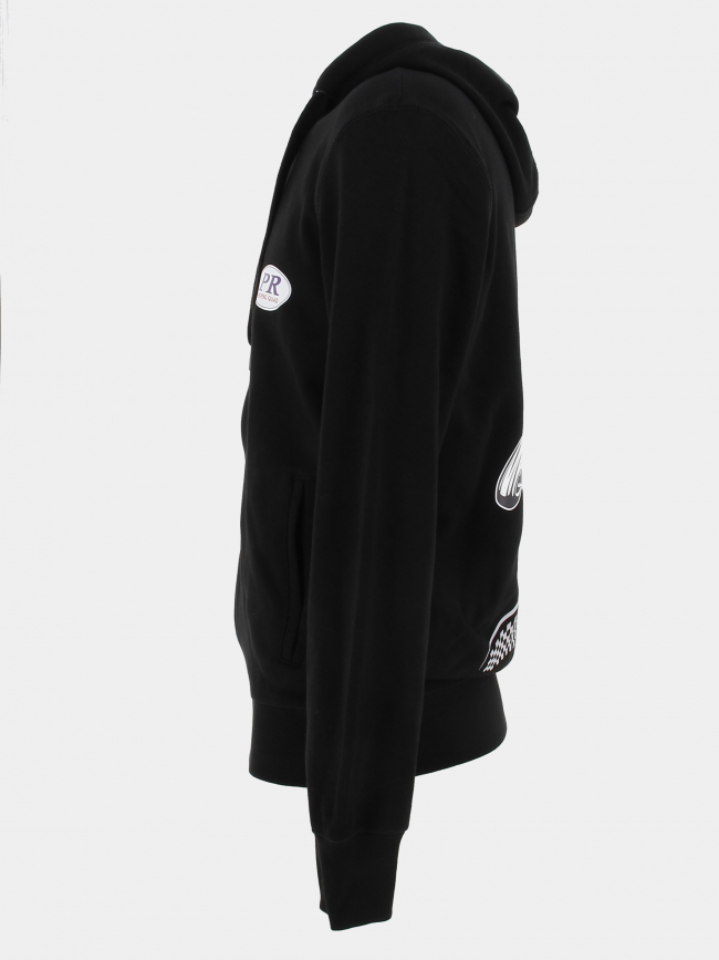 Sweat zippé à capuche PR Racing Quad x 72h Pont de Vaux noir