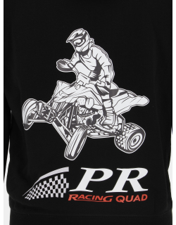 Sweat zippé à capuche PR Racing Quad x 72h Pont de Vaux noir