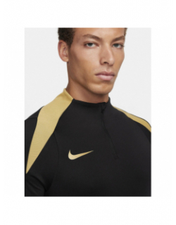 Sweat zippé de football strk dril doré noir homme - Nike