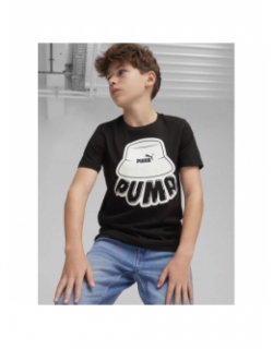 T-shirt graf noir enfant - Puma