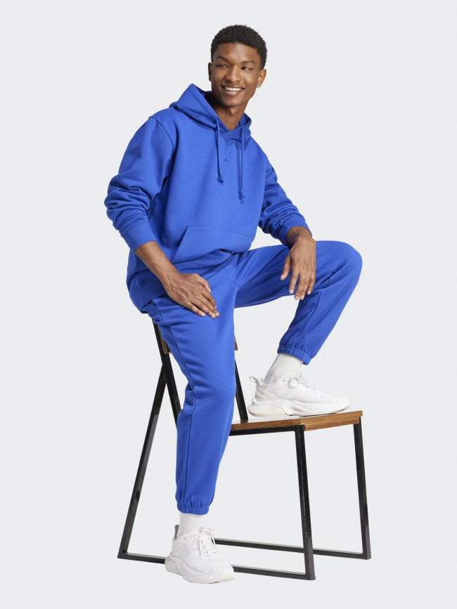 Sweat à capuche uni all szn bleu homme - Adidas