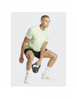 T-shirt logo vert homme - Adidas