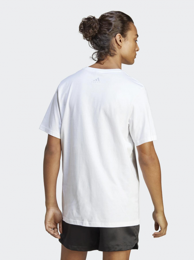 T-shirt logo blanc homme - Adidas