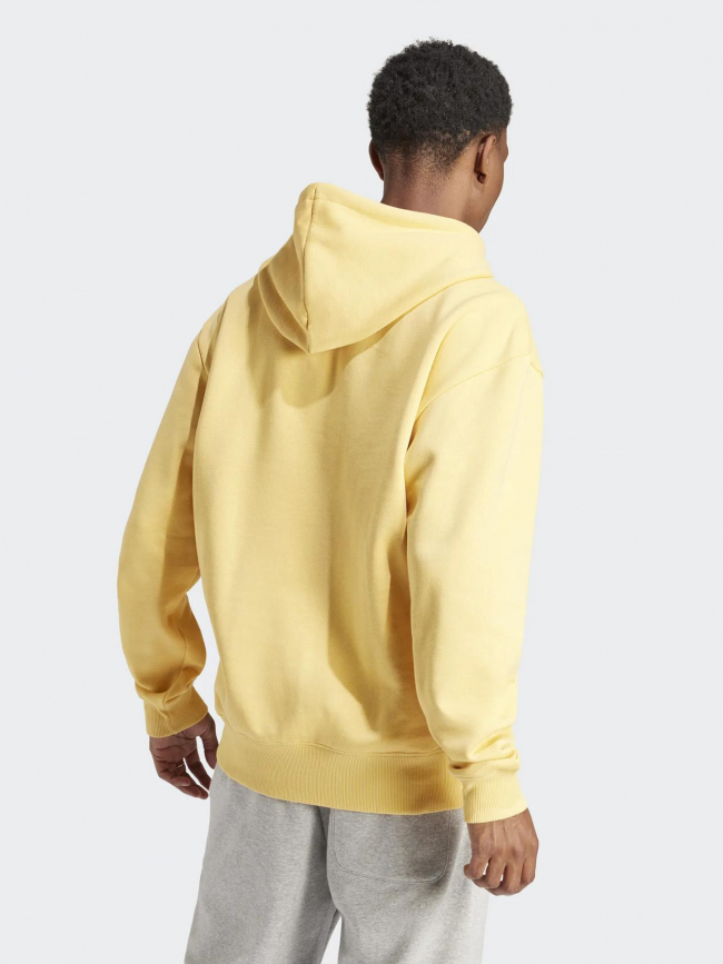 Sweat à capuche all szn jaune homme - Adidas