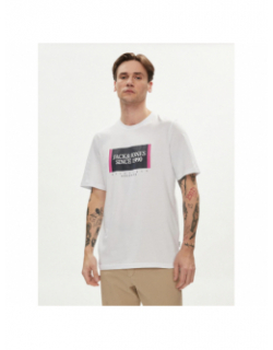 T-shirt jorlafayette blanc homme - Jack & Jones