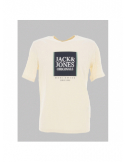 T-shirt jorlafayette beige homme - Jack & Jones