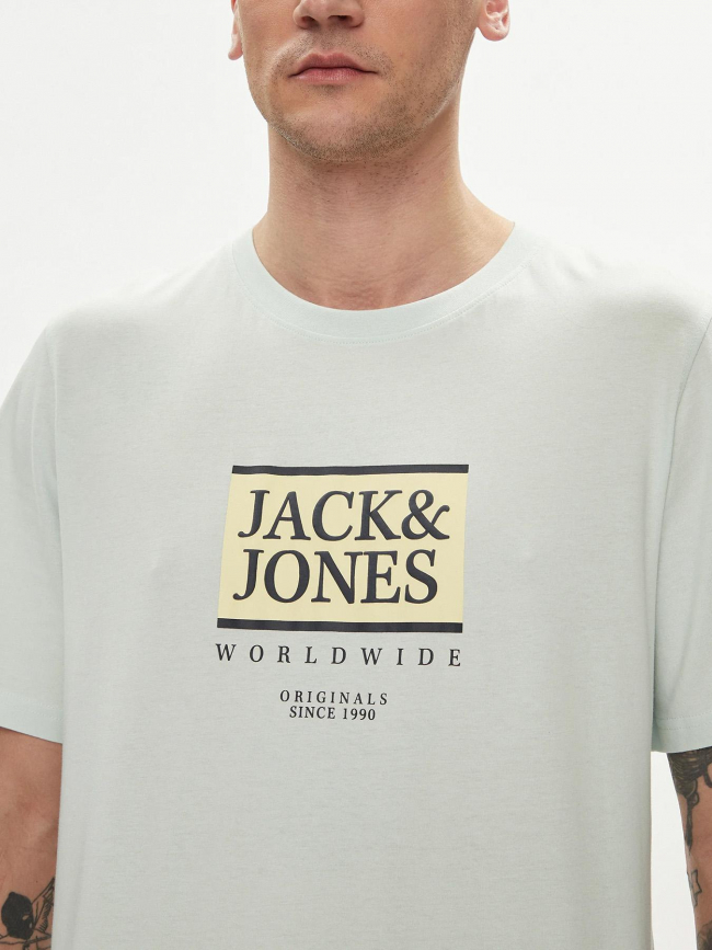 T-shirt jorlafayette vert homme - Jack & Jones