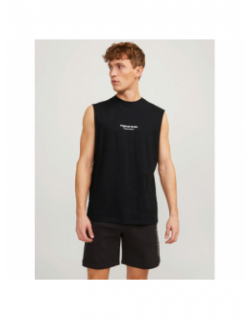 T-shirt sleeveless logo noir homme - Jack & Jones