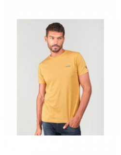 T-shirt wunth sahara jaune homme - Le Temps Des Cerises