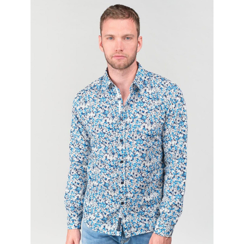 Zalando Chemisier Le Temps Des Cerises Chemise Aria Floral Bleu