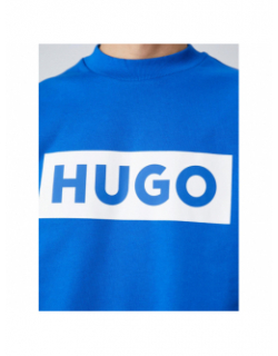 Sweat logo niero bleu homme - Hugo