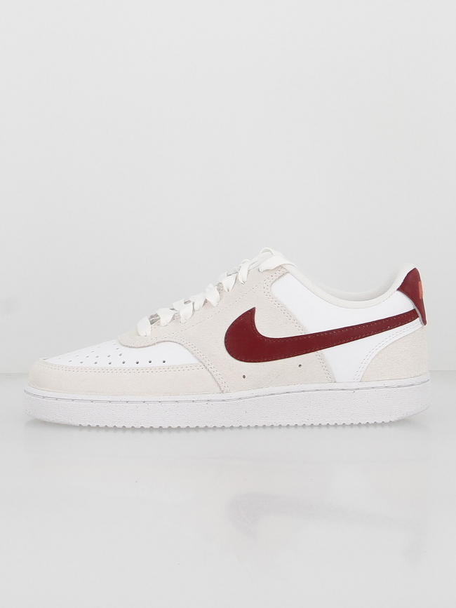 Baskets court vision blanc bordeaux femme - Nike