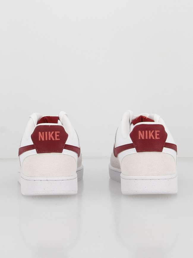 Baskets court vision blanc bordeaux femme - Nike