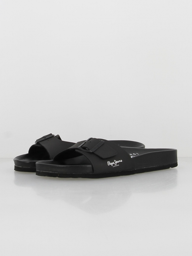 Sandales bio royal single noir homme - Pepe Jeans