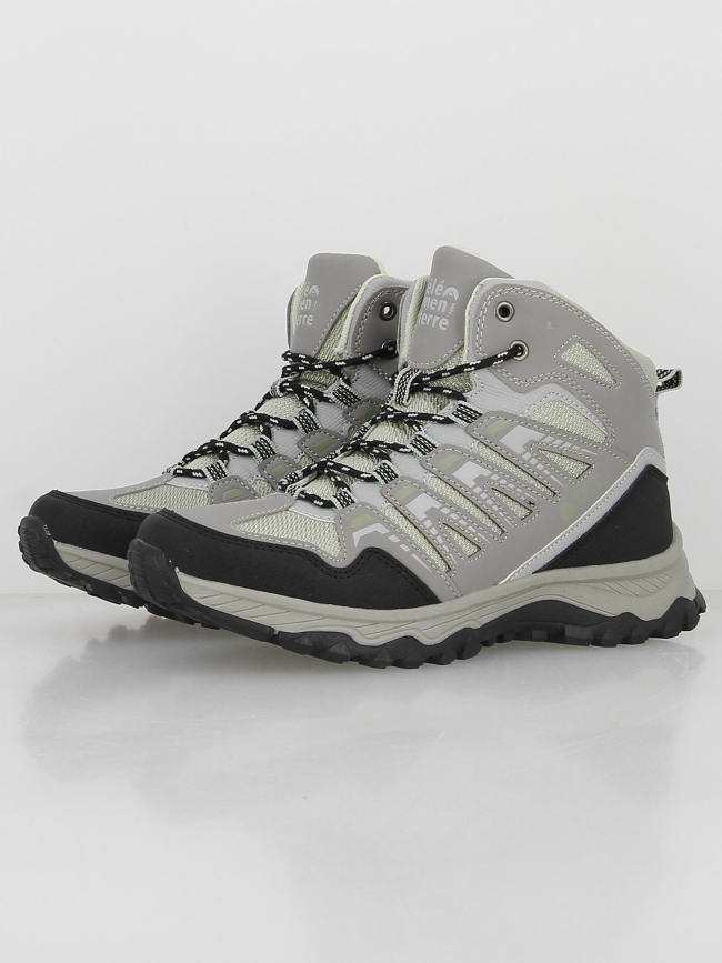Chaussures de randonnée mid gustavus gris vert femme - Elementerre