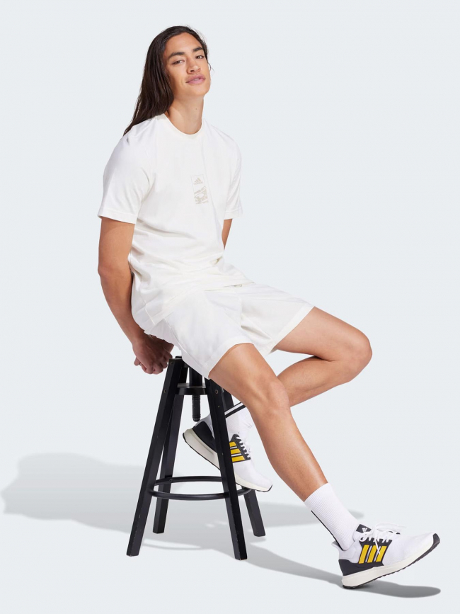 Short de sport chelsea blanc homme - Adidas