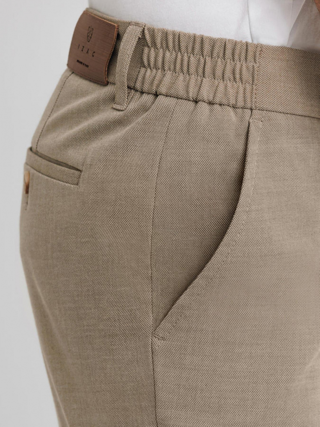 Pantalon chino slim pombou beige homme - Izac