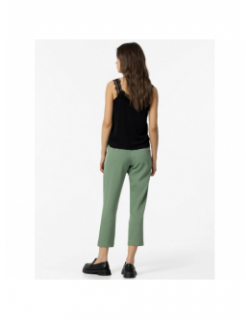Pantalon droit fluide mikita vert femme - Tiffosi