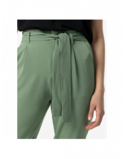 Pantalon droit fluide mikita vert femme - Tiffosi