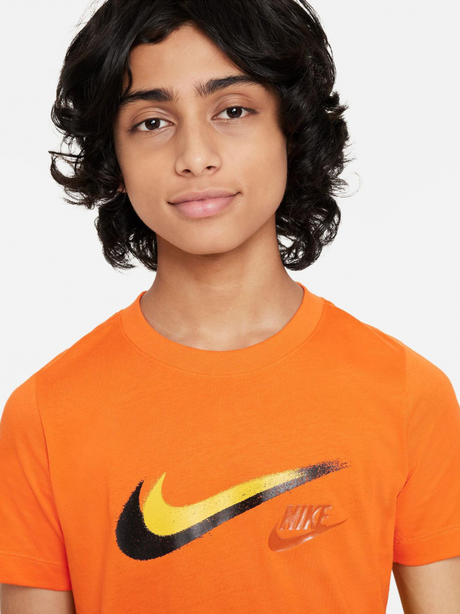 T-shirt nsw iron orange garçon - Nike