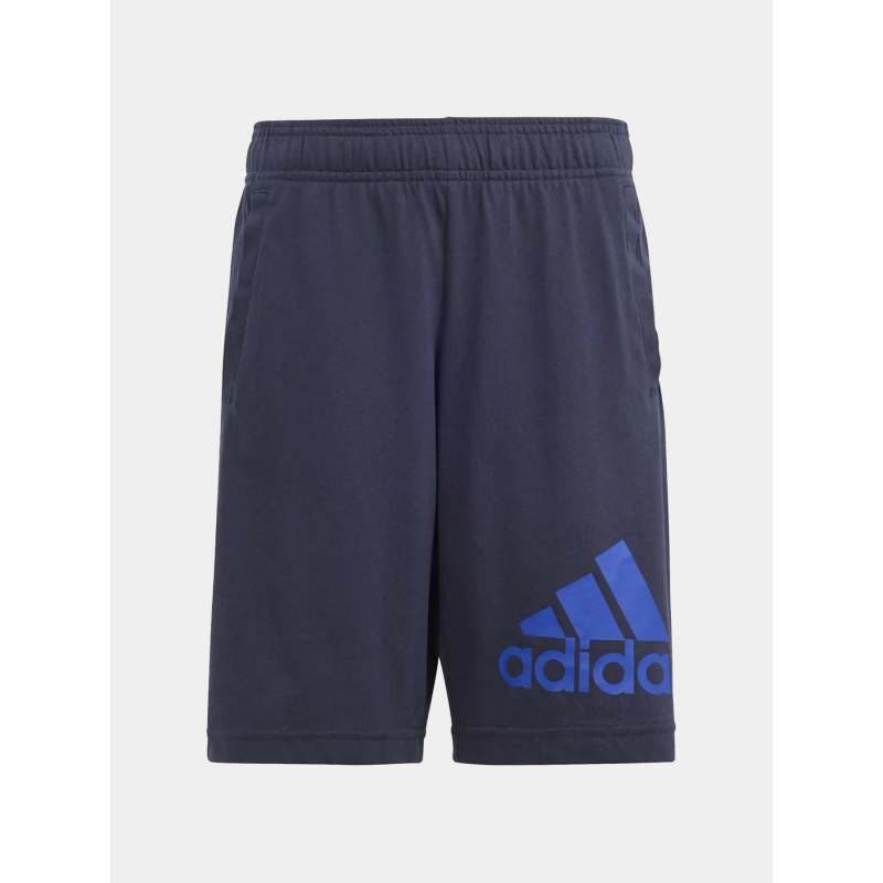 Short jogging à logo bleu marine enfant - Adidas