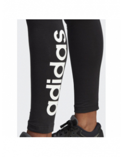 Legging linear logo noir femme - Adidas