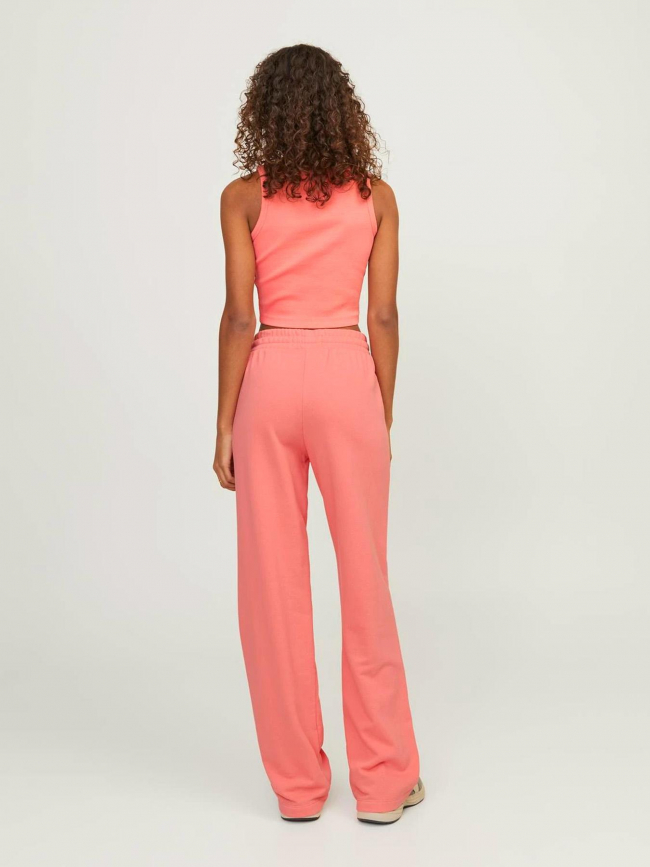 Débardeur crop côtelé fallon orange femme - Jjxx