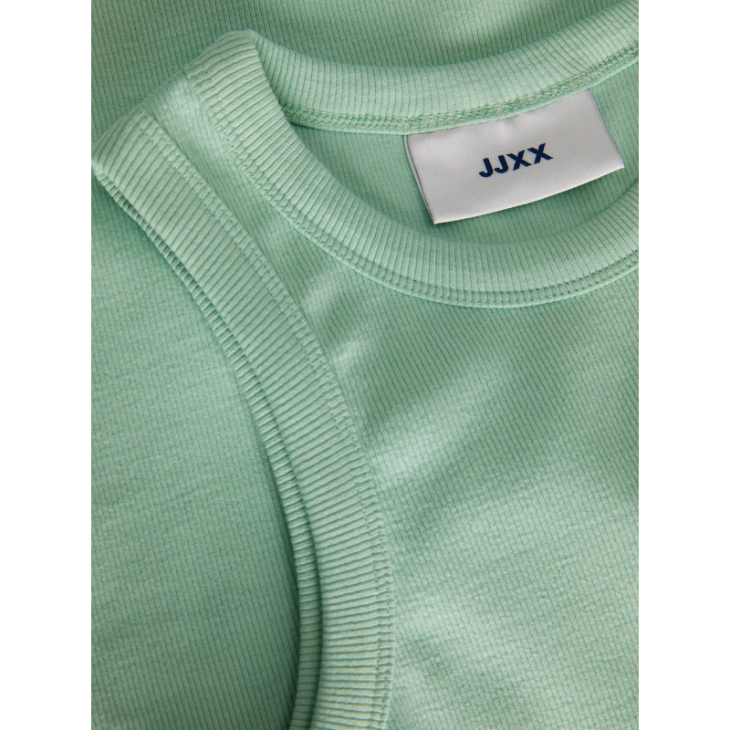 Robe débardeur moulante côtelé forest vert femme Jjxx wimod