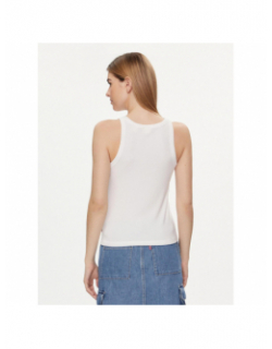 Débardeur côtelé dreamy uni blanc femme - Levi's