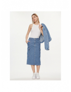 Débardeur côtelé dreamy uni blanc femme - Levi's